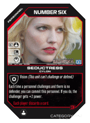 Number Six, Seductress (Foil)